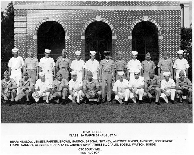 Corry Field CT School Advanced Class 19A-64(R) August 1964 - Instructor: CTC Southwell