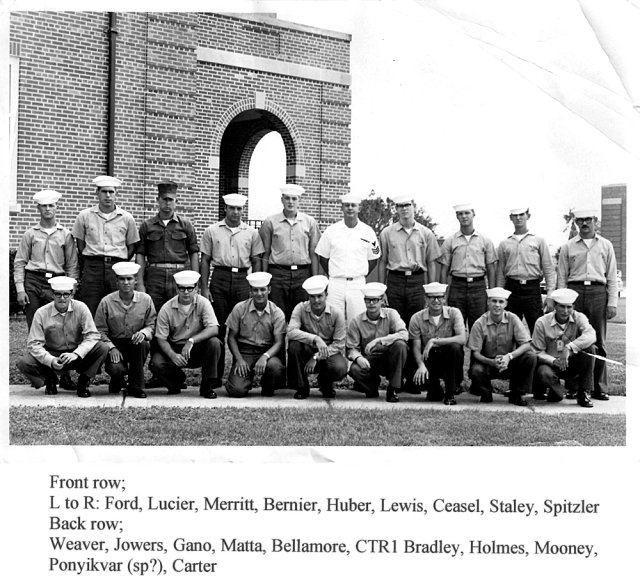 Corry Field CTR Advanced Class ?-70(R) July 1970 - Instructor CTR1 Bradley