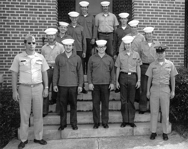 AN/FLR-15 School Graduates D. Knott and B. Bottomly Instructors circa '72