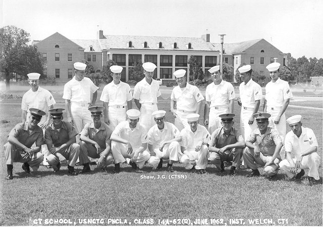 Corry Field CTR Advanced Class 14A-62(R) June 1962 - Instructor CT1 Welch