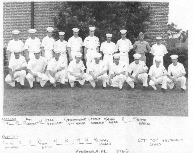 Corry Field Advanced Class ??-66(O) May 1966 - Instructor CT1 Shipp