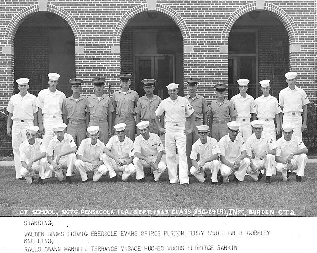 Corry Field (CTR) Basic Class 03C-64(R) Sept 1963 - Instructor CT2 Norm Burden