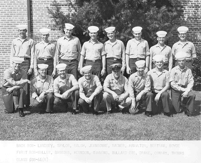 Corry Field CTR Basic Class 05B-66(R) Nov 1965 - Instructor CTC Bullard