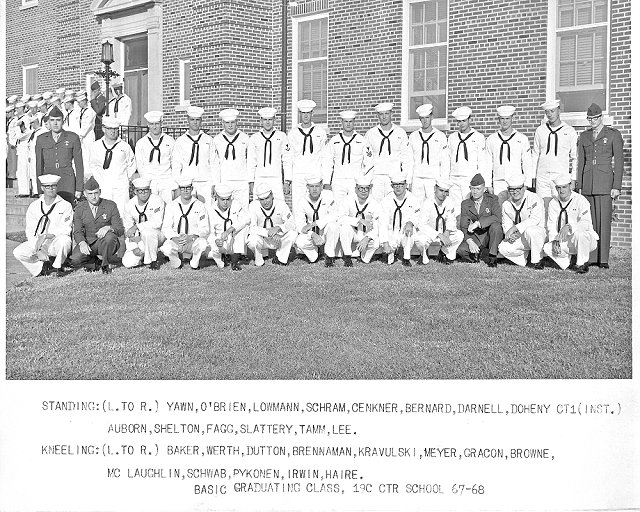 Corry Field (CTR) Basic Class 19C-67(R) Oct/Nov 1967 - Instructor CT1 Doheny