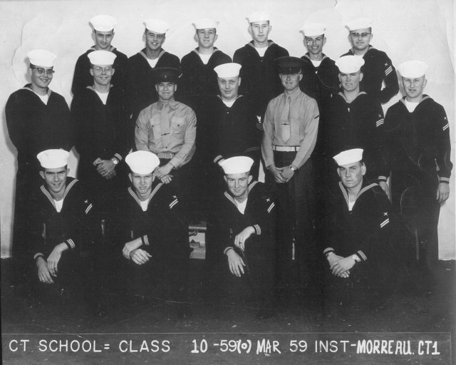 Imperial Beach (IB) CTO Class 10-59(O) Mar 1959 - Instructor CT1 Morreau