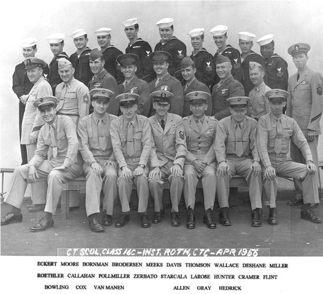 Imperial Beach (IB) Advanced CTR Class 16C-56(R) April 1956 - Instructor CTC H.K. Roth