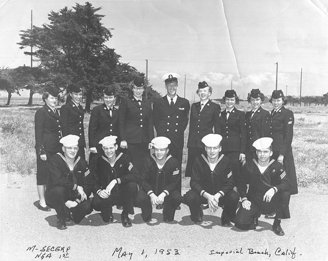 Imperial Beach (IB) CTO Class May 1953 - Instructor CTC Robinson