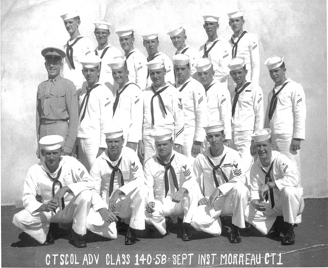 Imperial Beach (IB) Adv Class 14-58(O) Sept 1958 - Instructor CT1 Morreau