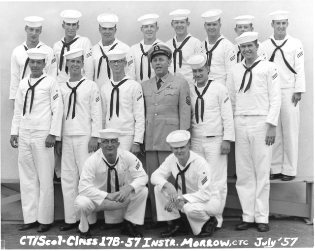 Imperial Beach (IB) Adv. Class 17B-57(R) July 1957 - Instructor CTC Morrow