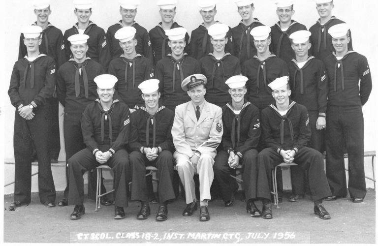 Imperial Beach (IB) Adv. Class 18-2-56(R) Jul 1956 - Instructor CTC Martin