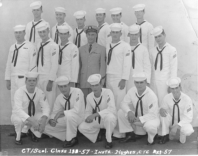 Imperial Beach (IB) Adv. Class 18B-57(R) Aug 1957 - Instructor: CTC Hughes