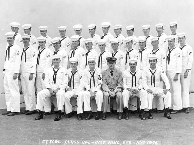 Imperial Beach (IB) Advanced Class 21-2-56(R) Aug 1956 - Instructor CTC King