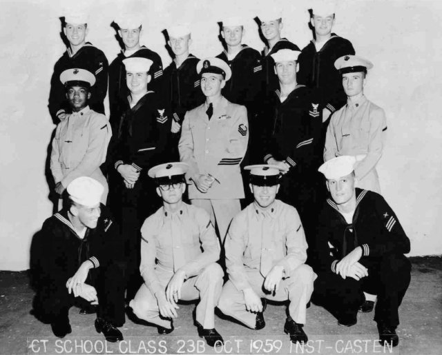 Imperial Beach (IB) Advanced Class 23B-59(R) October 1959 - Instructor CTC Casten