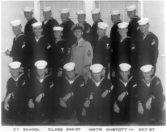 Imperial Beach (IB) Adv. Class 24A-57(R) Aug 1957 - Instructor: CTC Onstott