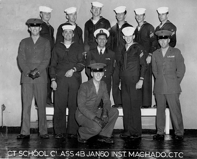 Imperial Beach CT School Advanced Class 4B-60(R) January 1960 - Instructor CTC Machado