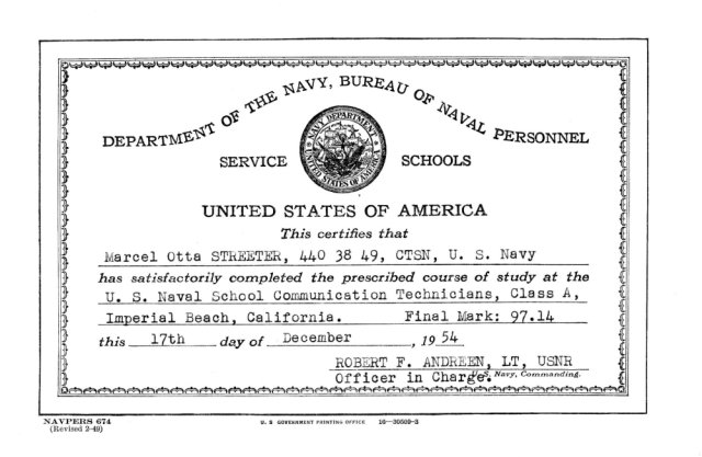 Imperial Beach CT School Class 5-55(R) - December 1954