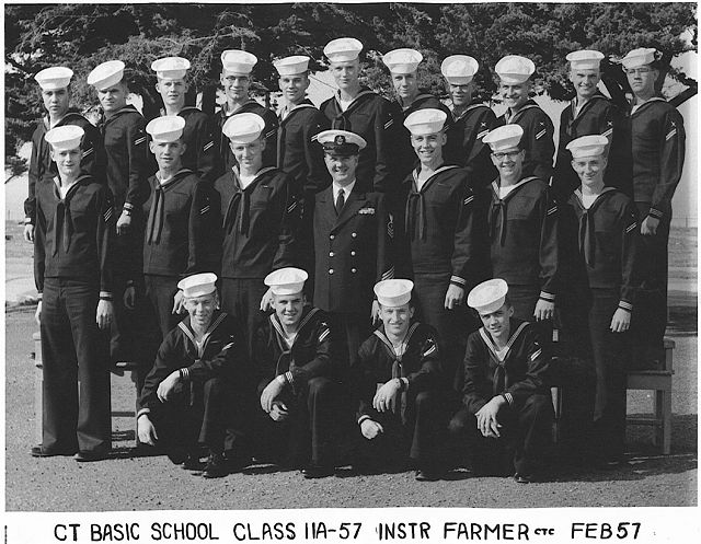 Imperial Beach CT School Basic Class 11A-57(R) Feb 1957 - Instructor CTC Farmer