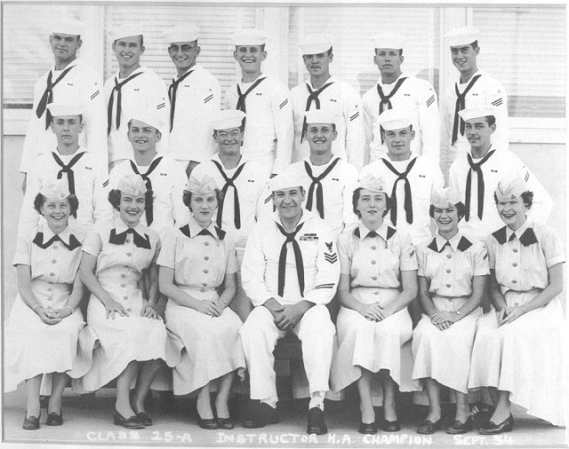 Imperial Beach (IB) Basic Class 15A-54(R) Sep 1954 - Instructor CT1 H.A. Champion