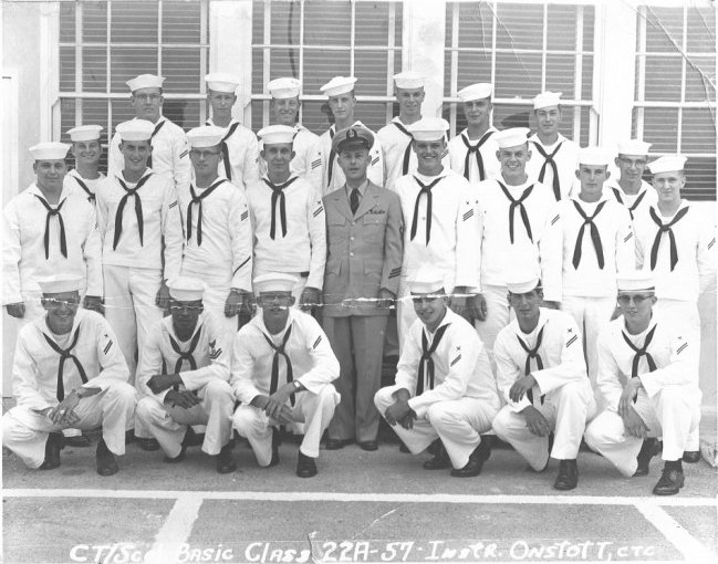 Imperial Beach CT School Basic Class 22A-57(R) Jul 1957 - Instructor CTC Onstott