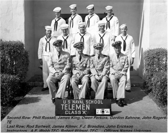 San Diego CT(O) Basic Teleman Class 23-56 Jul/Aug 1956