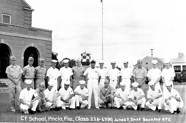 Corry Field (CTR) Basic Class 22A-63(R) June 1963 - Instructor CTRC Brooker