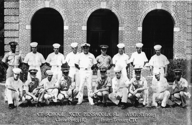 Corry Station (CTR) Advanced Class 18-63(R) Aug 1963 - Instructor: CTC Tessier