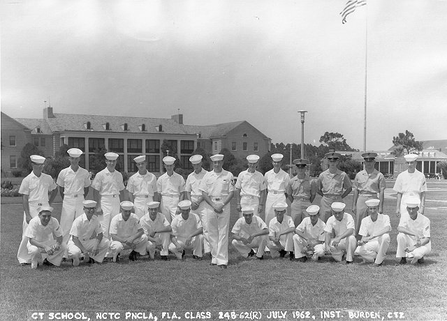 Corry Field (CTR) Basic Class 24B-62(R) July 1962 - Instructor CT2 Norm Burden