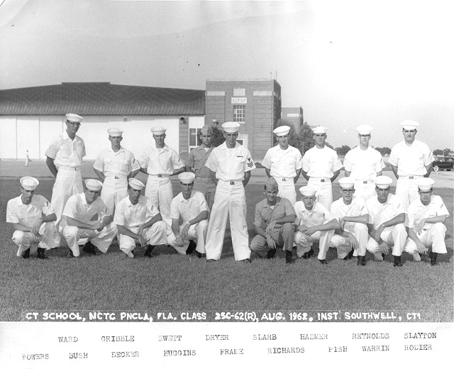 Corry Field (CTR) Basic Class 25C-62(R) Aug 1962 - Instructor CT1 Southwell