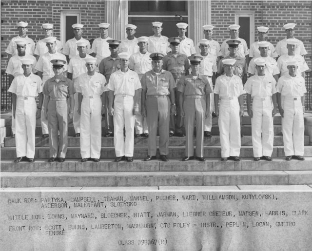 Corry Field CT School Basic Class 09B-67(R) Jul 1967 - Instructor:  CTC Foley