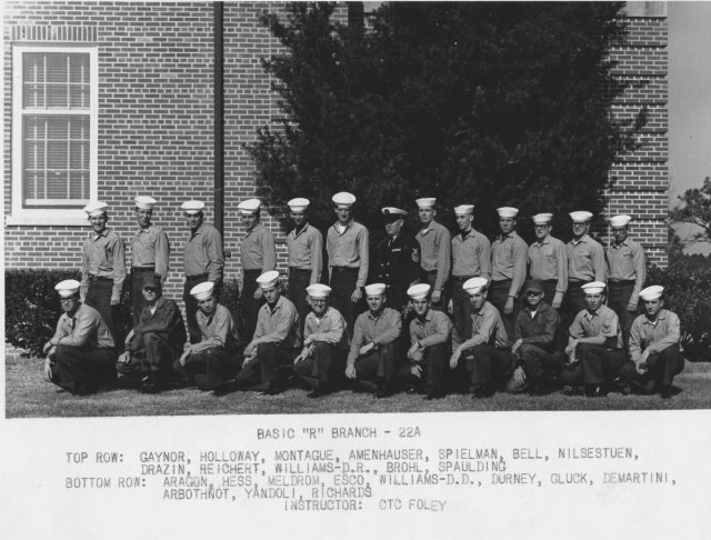 Corry Field CT School Basic Class 22A-67(R) January 1968 - Instructor:  CTC Foley