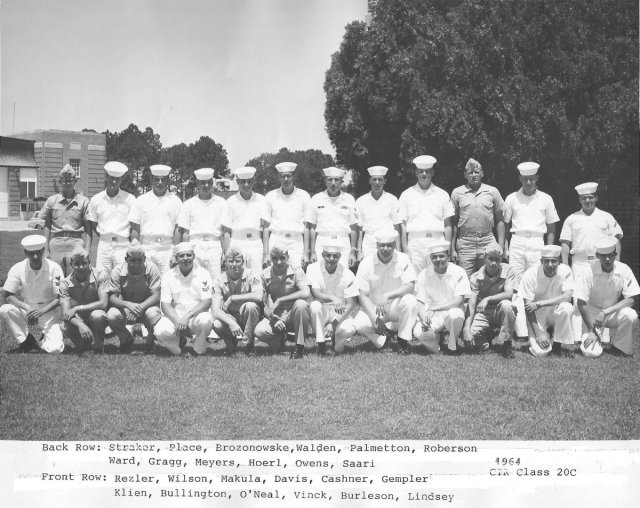 Corry Field (CTR) Basic Class 20C-64(R) June 1964 - Instructor CT1 Ward