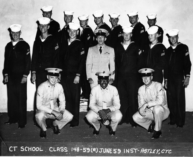 Imperial Beach CTR School Advanced Class 14B-59(R) June 1959 - Instructor:  CTC Astley