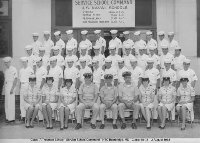 Bainbridge, MD CTA/YN Class 68-13 August 1968 - Instructors Unknown