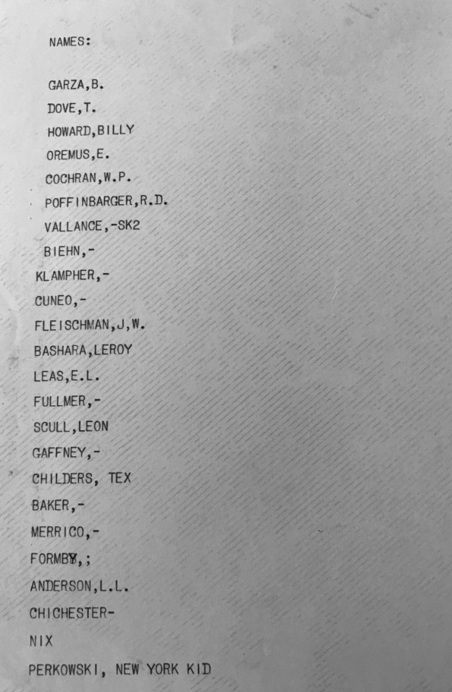 Corry Field Basic CTR School Class 18B-65(R) May 1965 - Instructor: CTC Carter