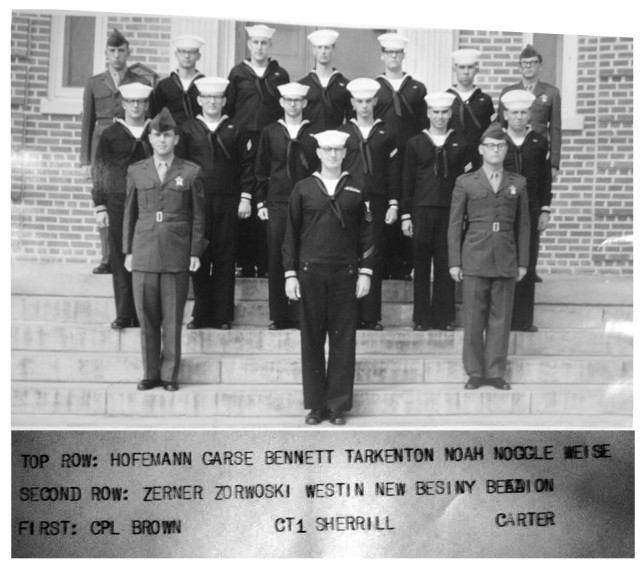 Corry Field Basic CTR Class during 1967 - Instructor CT1 Sherrill