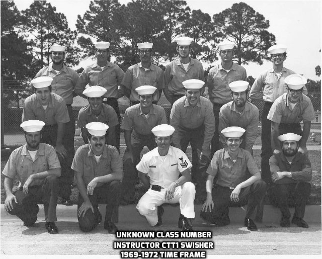 Corry Field (CTT) Class circa 1969-1972 - Instructor CT1 Swisher