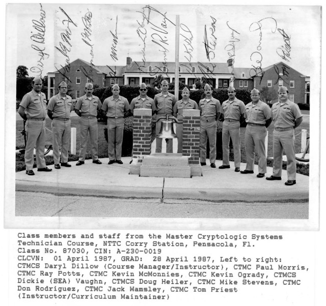 Corry Field CT School Advanced CTO class of August 1966 - Instructor: CTC Unknown