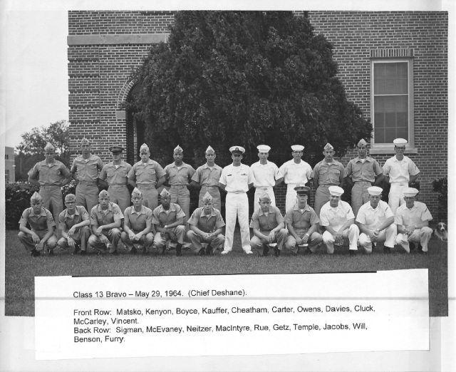 Corry Field CT School Adv. Class 13B-64(R) May 1964 - Instructor:  CTC Deshane