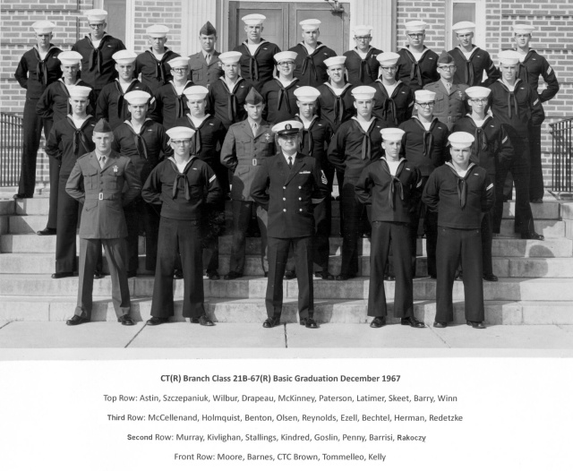 Corry Field (CTR) Basic Class 21B-67(R) Dec 1967 - Instructor CTC Brown