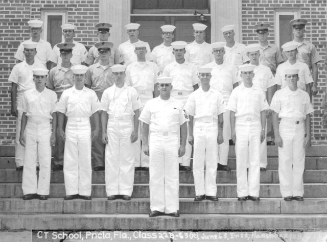 Corry Field CT School Basic Class 22B-63(R) June 1963 - Instructor: CT1 Harshbarger