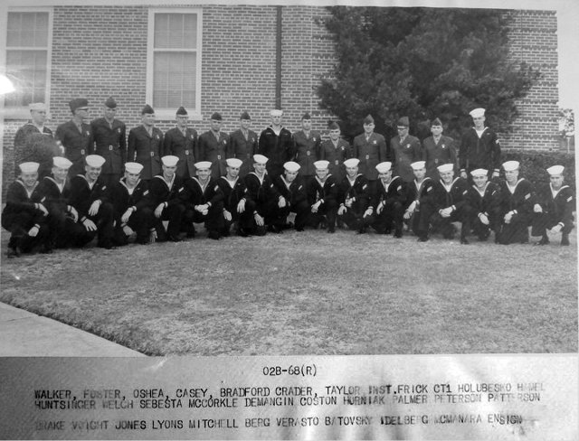 Corry Field CT School CTR Basic Class 02B-68(R) March 1968 - Instructor: CT1 Frick