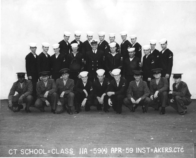 Imperial Beach Adv. Class 11A-59(R) April 1959 - Instructor CTC Akers