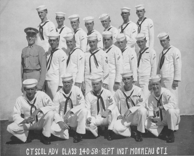 Imperial Beach (IB) Adv Class 14-58(O) Sept 1958 - Instructor CT1 Morreau