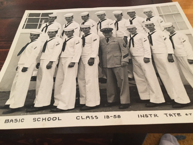 Imperial Beach (IB) Basic Class 1B-58(R) Sep 1957 - Instructor: CTC Tate