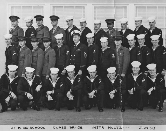 Imperial Beach (IB) Basic Class 9A-58(R) January 1958 - Instructor CTC Hultz