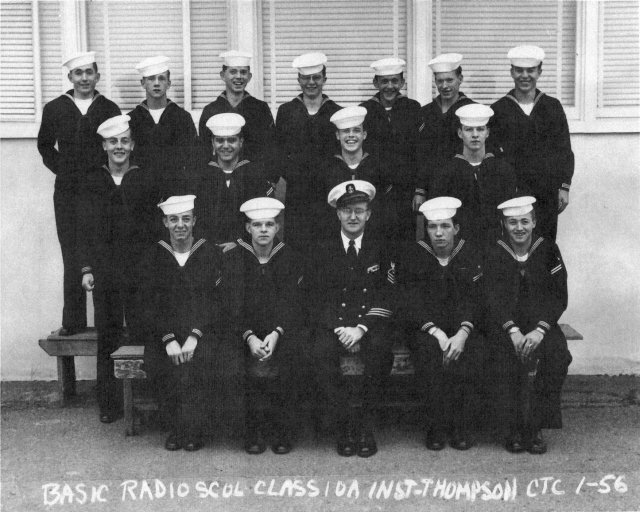 Imperial Beach (IB) Basic Class 10A-56(R) January 1956  - Instructor: CTC Thompson